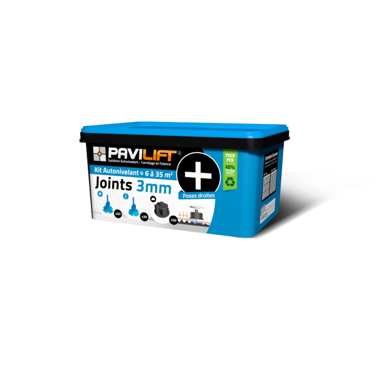 Kit croisillons autonivelants PAVILIFT pose de carrelage joint 3mm +