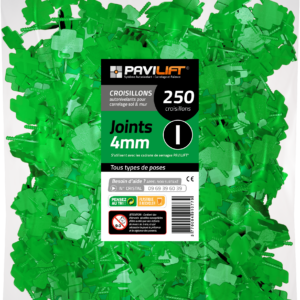 Sachet de 250 croisillons croisillons autonivelants PAVILIFT 4 mm en I